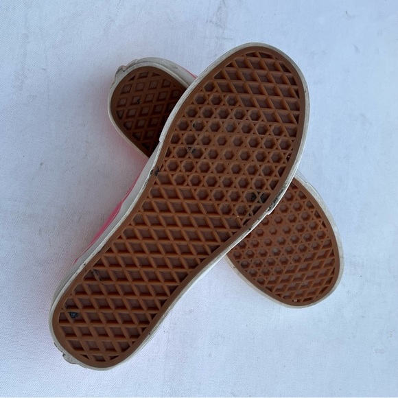 Vans pink canvas lace up sneakers - Picture 7 of 8